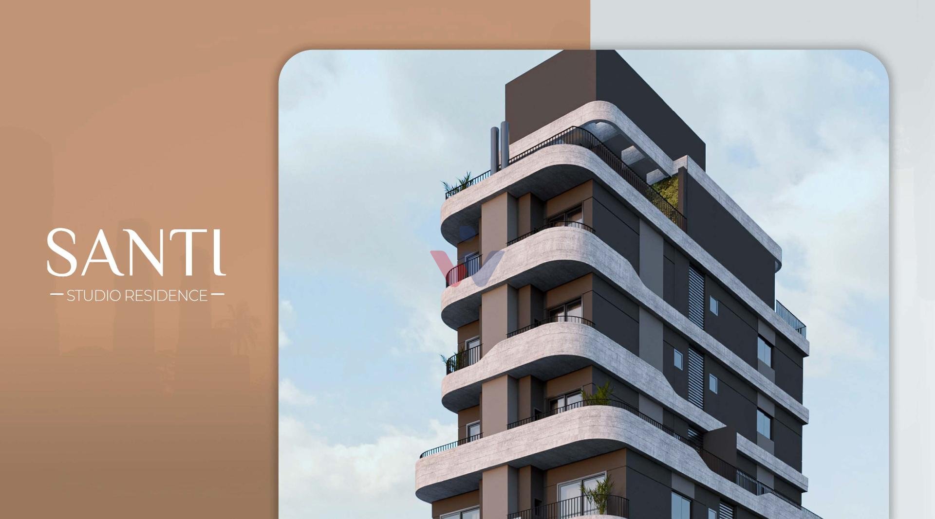Studio Amplo com Sacada no SANTI Mercês 44,44 m  | Unidade 601...